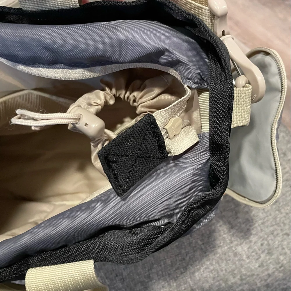 Kelty Kids Diaper Messenger Bag - black, grey and brown